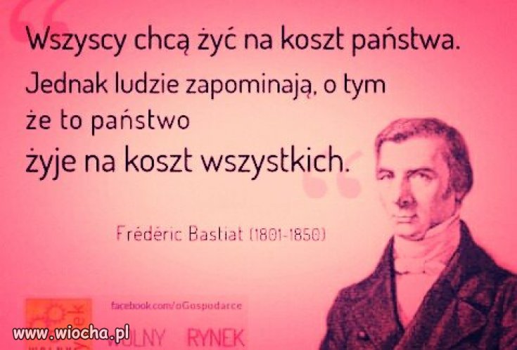 Wszyscy łożą, niektórzy korzystają bardziej. Natura w swym dzikim obliczu.