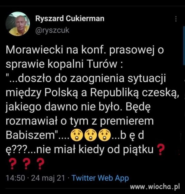 Wcześniej nie było czasu 