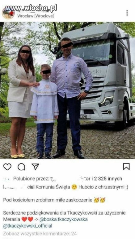 W imię Ojca i Syna i tira świętego. Amen