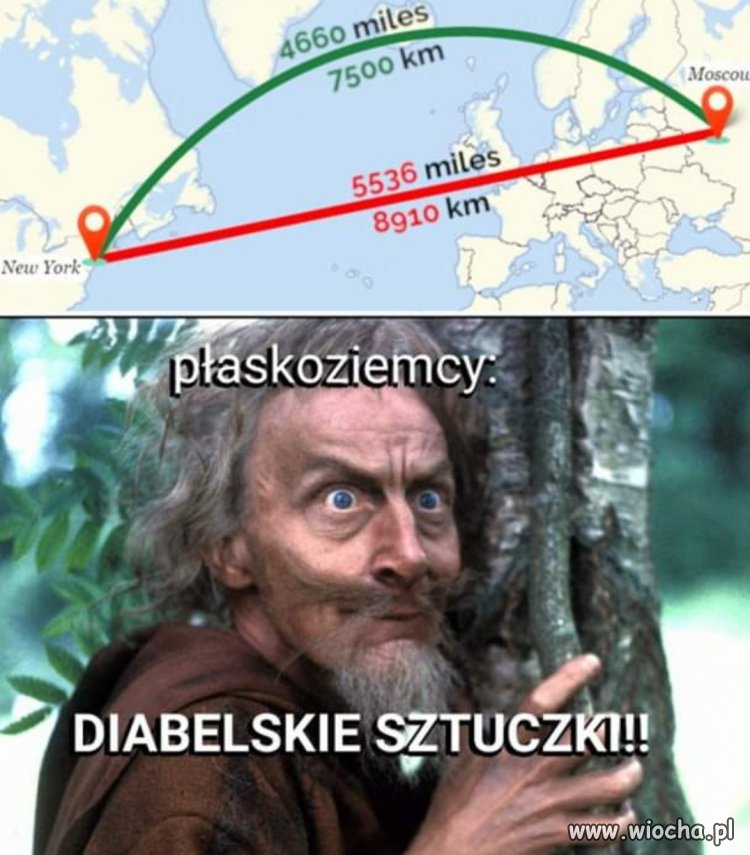 Płaskoziemcy jego mać