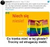 Trociny strugacza mebli 