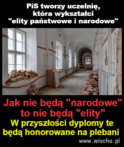 Jak nie narodowa to nie elita 