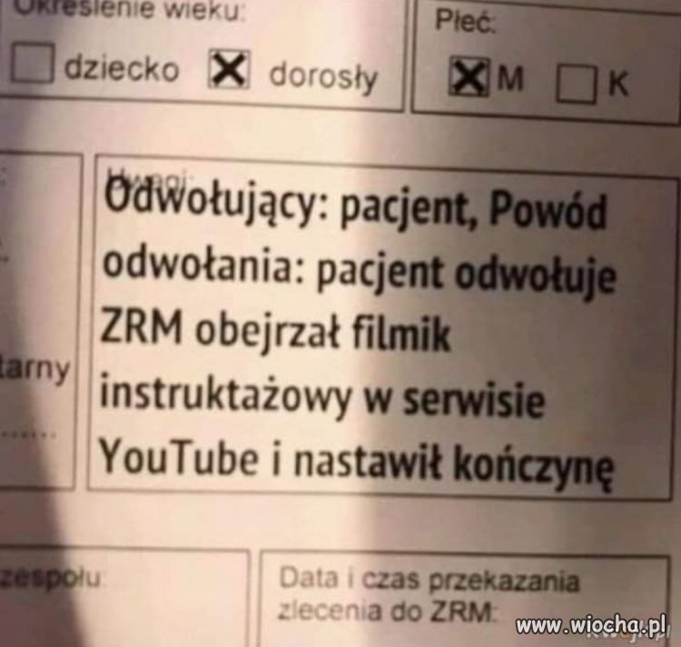 Pacjencie lecz się sam