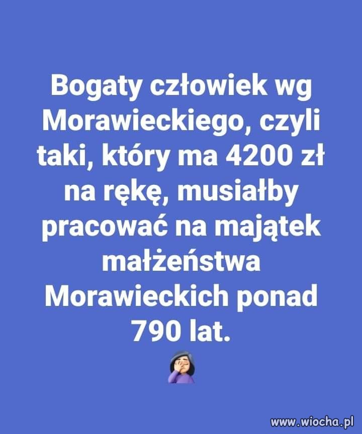 I do tego musiałby nie jeść, nie pić i mieszkać nagi pod mostem