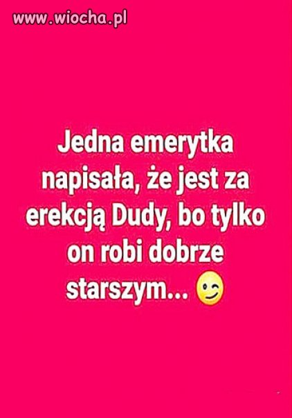 Ach te rozpustne emerytki Dudy i Rydzyka...