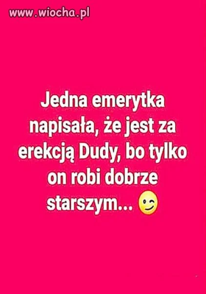 Ach te rozpustne emerytki Dudy i Rydzyka...
