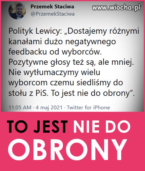 To jest nie do obrony 