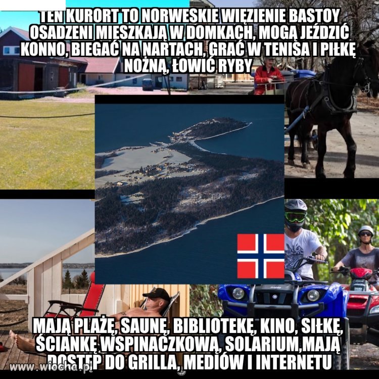 W Norwegii na jednego więźnia wydają 28000 zeta