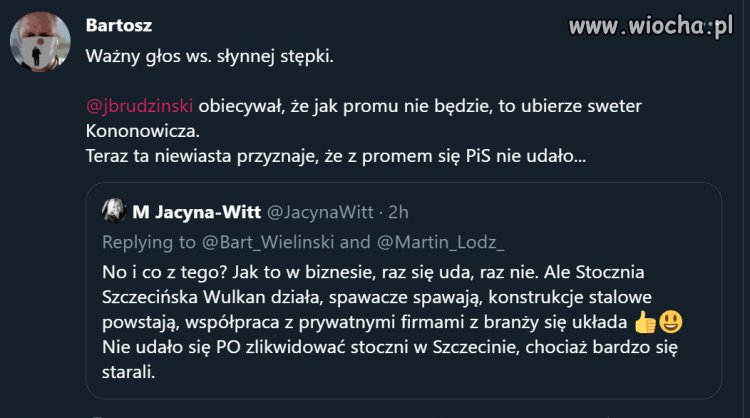 Jak sądzisz? Czy Brudziński dotrzyma słowa?