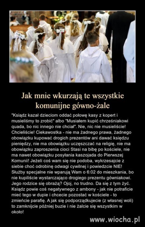 Społeczeństwo jeszcze nie dorosło ...