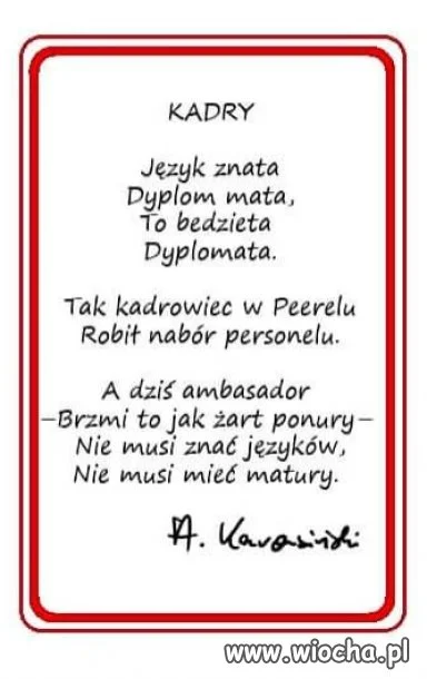 Nowe kadry PiSu na świecie...