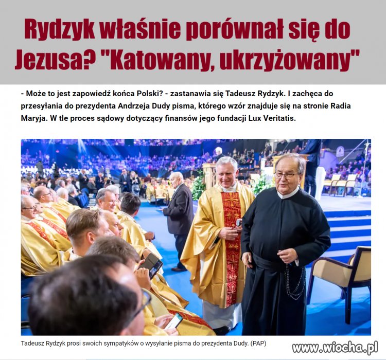Pycha kroczy przed upadkiem