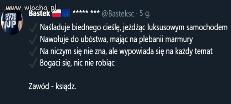 Zawód - ksiądz
