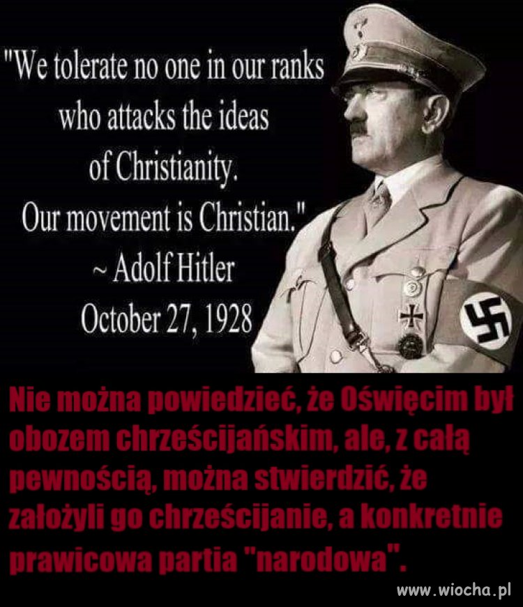 Nie można powiedzieć, że Oświęcim był obozem chrześcijańskim