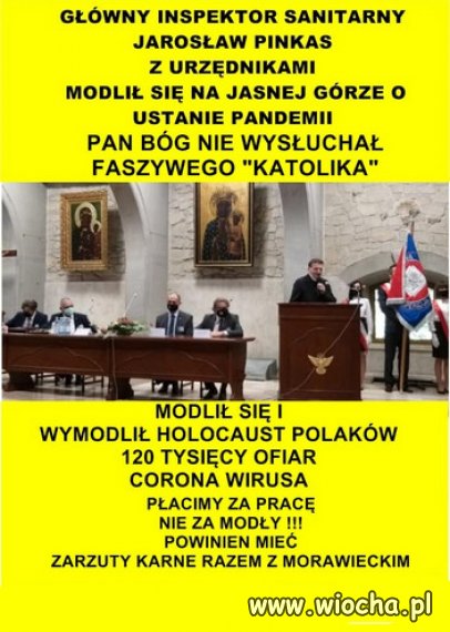 Urzednikom PiSu juz tylko modlitwa zostala...