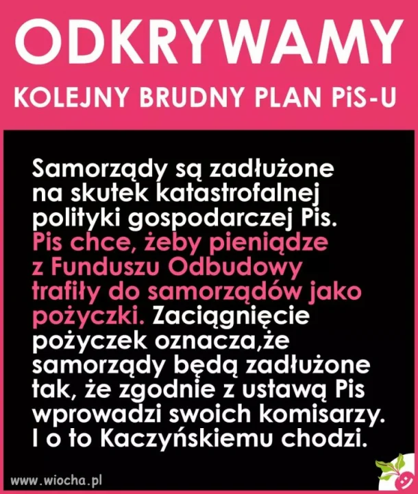 Kolejny plan PiS - u