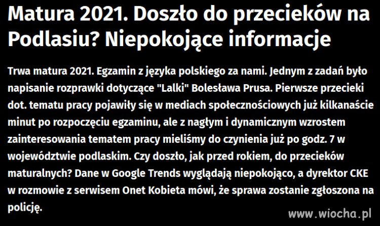 Coraz wiecej elektoratu PiSu na Podlasiu, ma mature !
