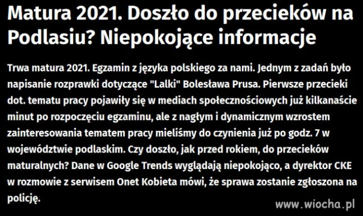 Coraz wiecej elektoratu PiSu na Podlasiu, ma mature !