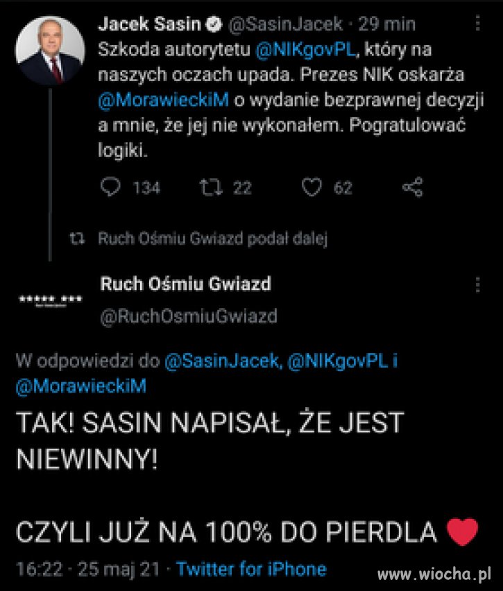 Kryształy oskarżają się wzajemnie 