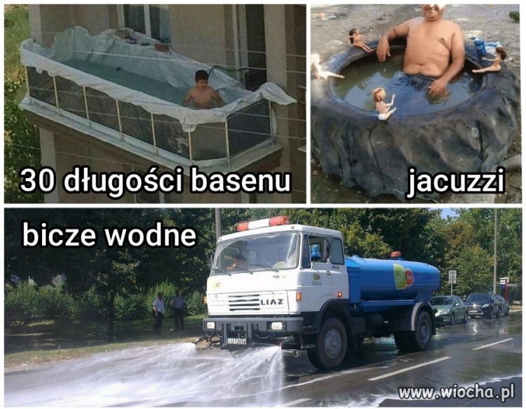 Basen, jacuzzi i bicze wodne