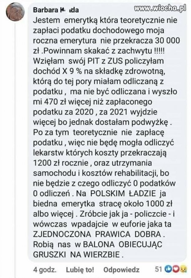 Nowy ład emerytów okradł 