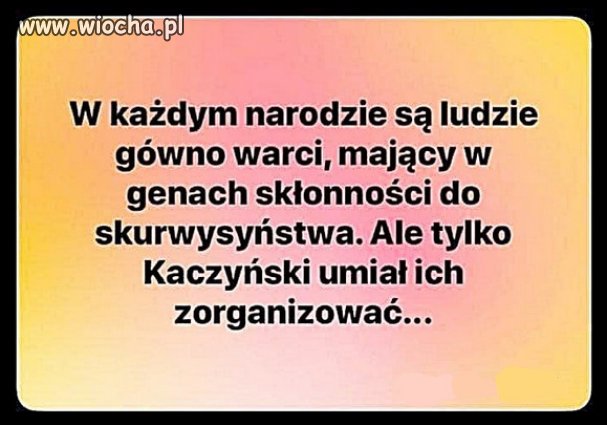Taka smutna prawda o części polskiego narodu...