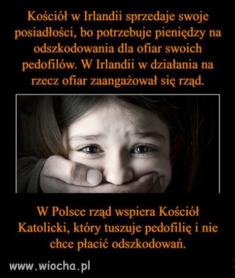 PiS ekonomicznie wspiera pedofilie w sekcie kościoła!