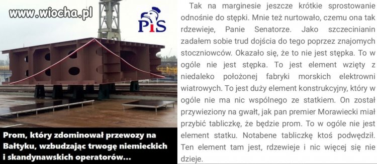 Krótkie sprostowanie odnośnie stępki...