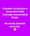 Tymczasem na bazarze w Szczecinie