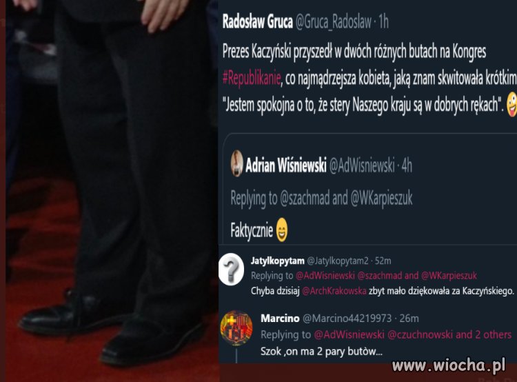 Szok! On ma 2 pary butów?
