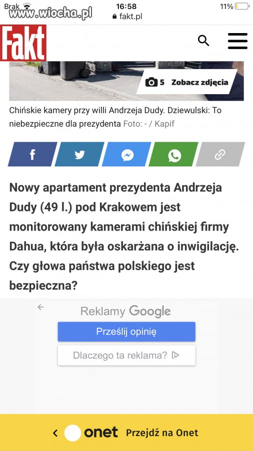Chińczycy będą mieli darmowy kabaret