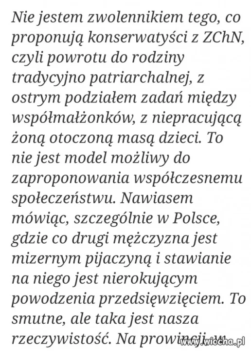 Taki cytat. Zbawca Jarosław o Polakach