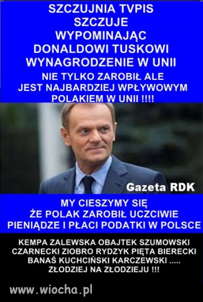 To tylko dzięki szczujni propagandy PiSu...