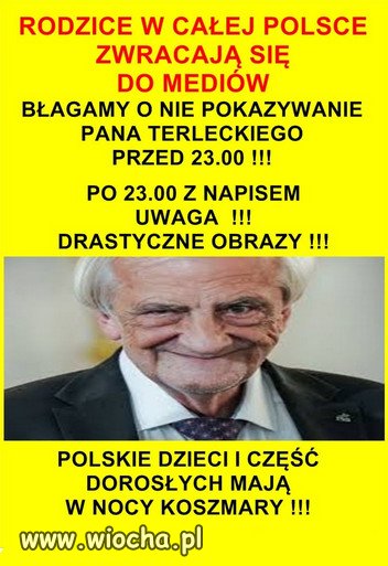 Miejcie litość nad dziećmi i wrażliwymi dorosłymi.