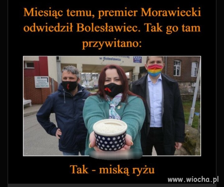 Tak przywitano premiera