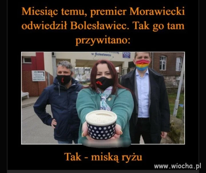 Tak przywitano premiera