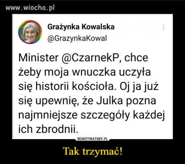 Fanatyzm, rozwiązłość, zbrodnie!