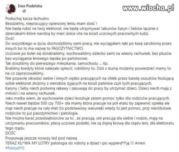 Mocne słowa, ale jak najbardziej prawdziwe.