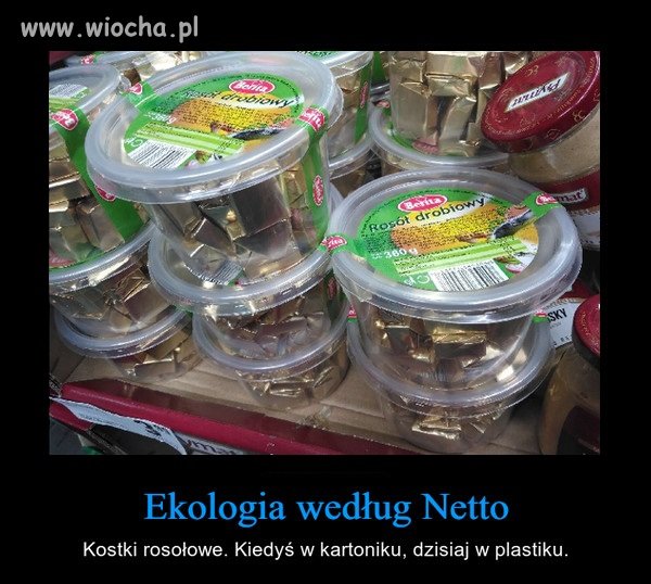 Ale że wszędzie plastik to wina konsumenta 