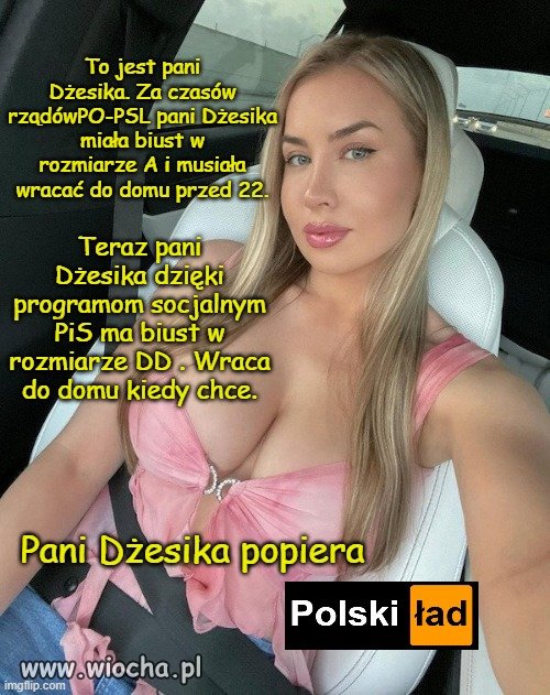 Pani Dżesika popiera