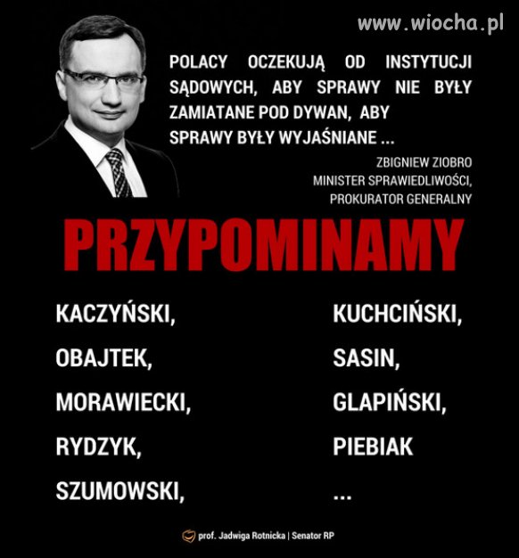 Nadszedl czas na poszanowanie prawa i sprawiedliwosci!