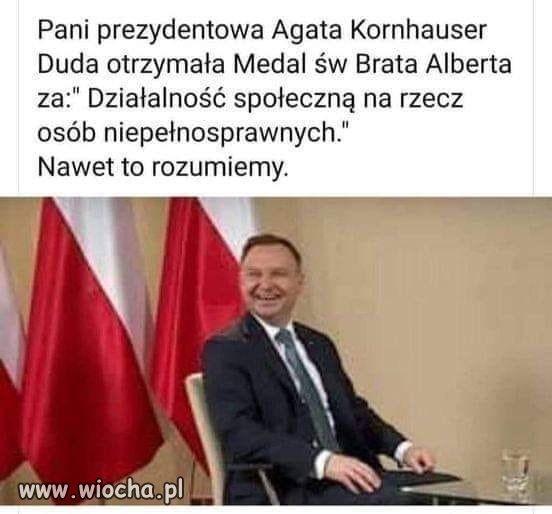 Za opiekę 