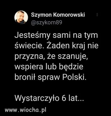 Wystarczyło 6 lat rządów PiSu...