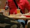 Mc Donalds na lotnisku Chopina w W-wie 7 rano