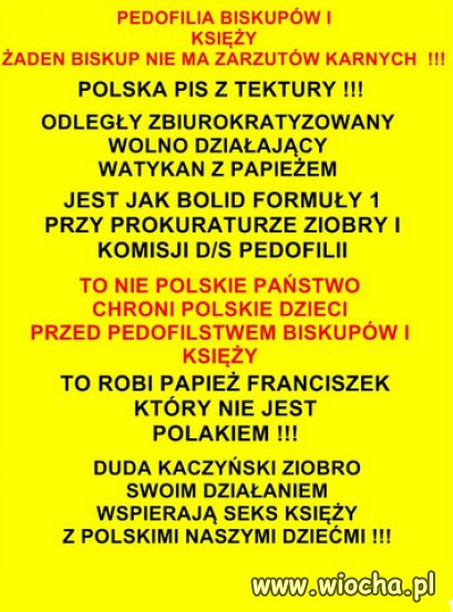 To Bóg jest od sądzenia ... tak głosi PiS !