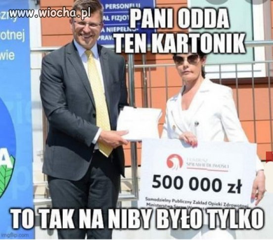 Przekupstwo nic nie dało!