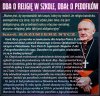 Obowiązkowa religia lub etyka w szkole to  jego pomysł. 