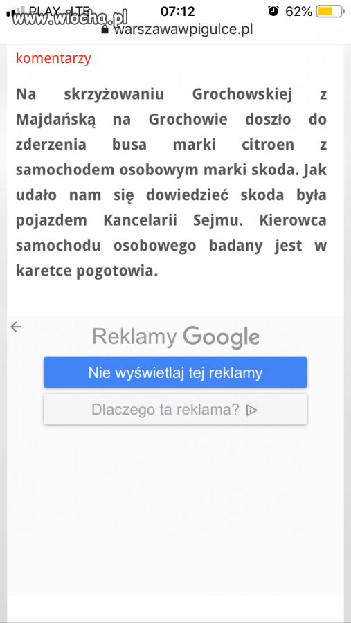 Busiarz pędził ze sraczką 
