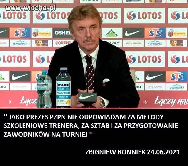 Konferencja prasowa Zbigniewa Bońka