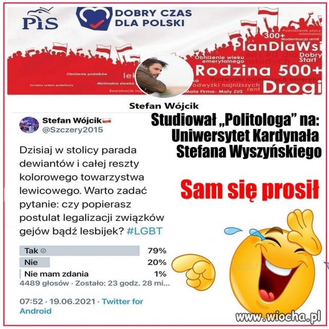 Sam się prosił.